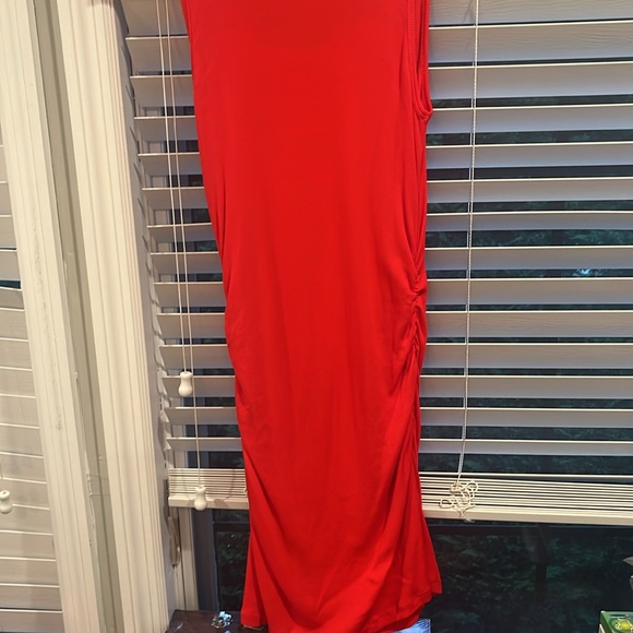 Bobi LA M RED BODYCON DRESS - Picture 6 of 6